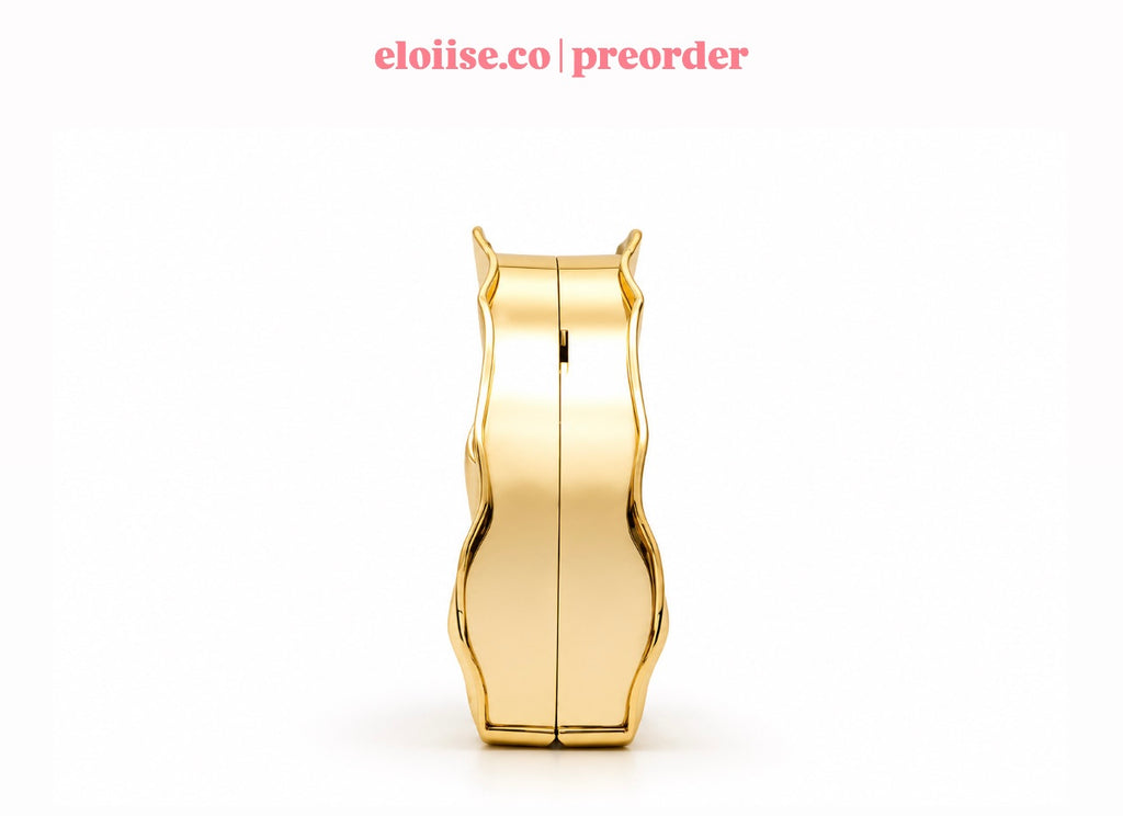 Curva Clutch | Sculptural Marble Signature