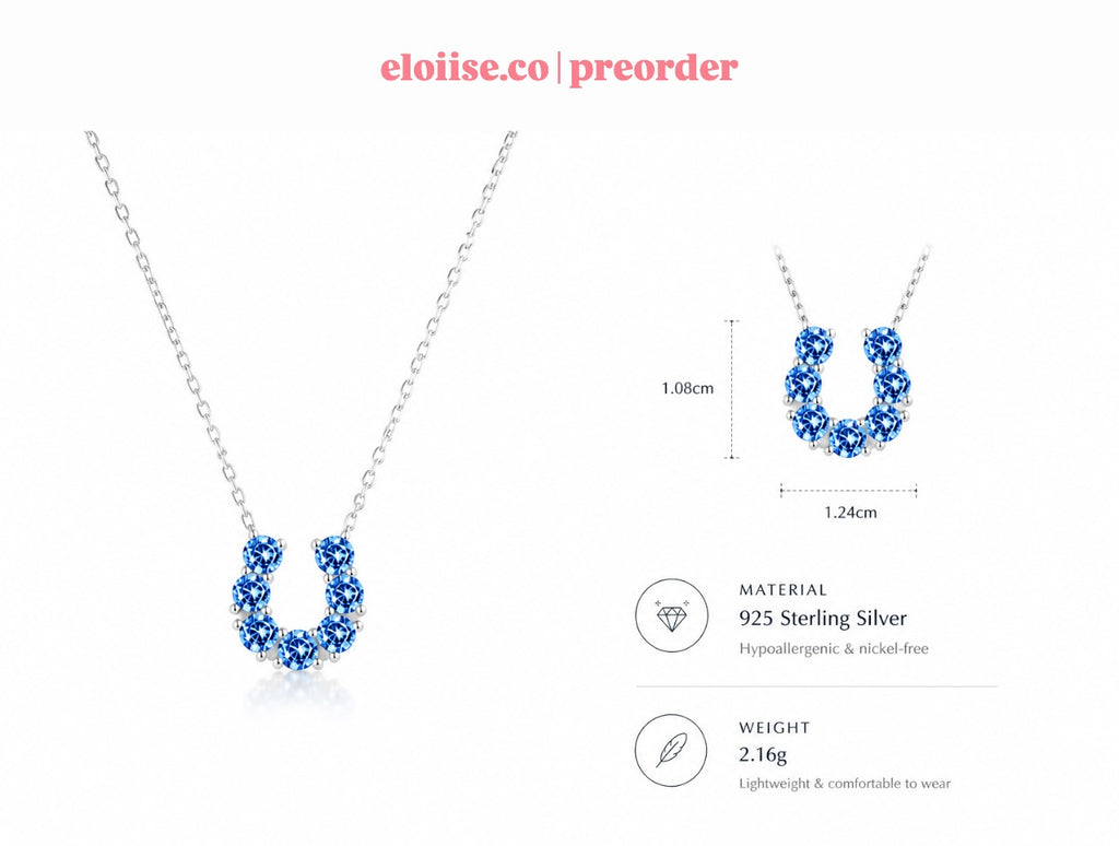 Colette Necklace | Blue Arc Signature
