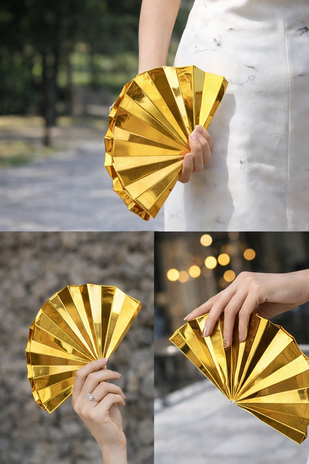 Ogi Clutch | Sculptural Fan Signature