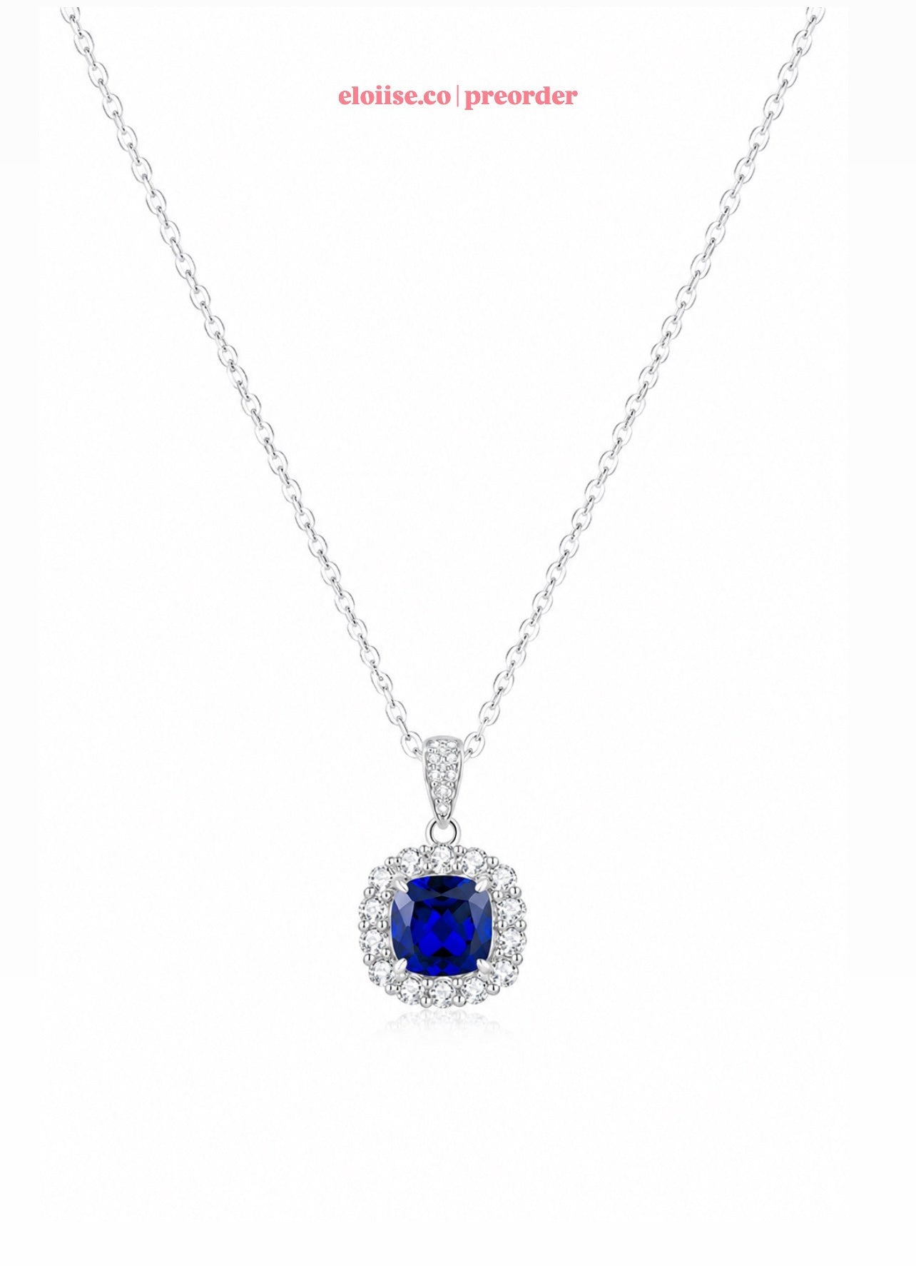 Fioréne Necklace | Bleu Crystal Signature